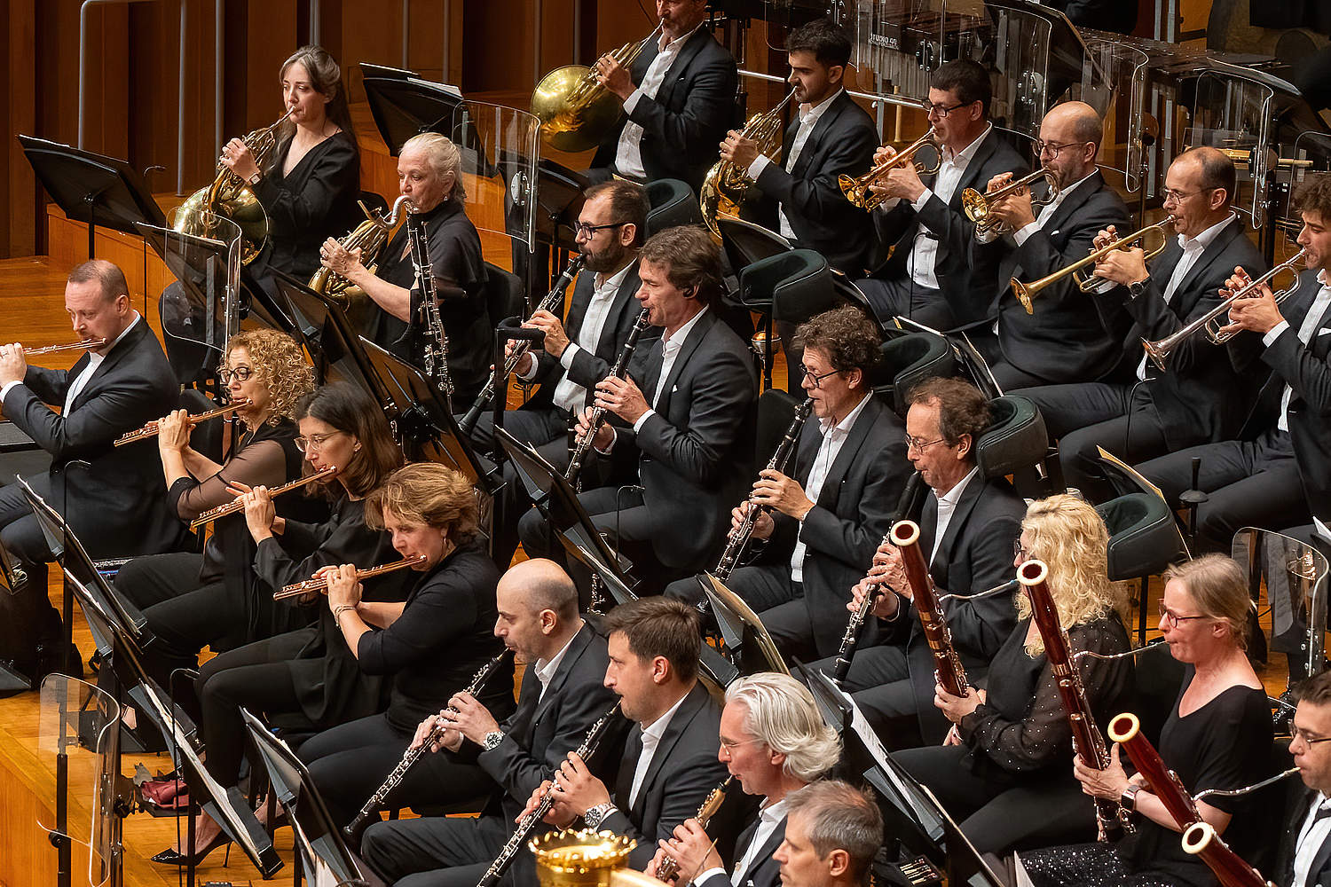The Orchestre de la Suisse Romande on tour at the National Center for the Performing Arts in Beijing with pianist George Li and conductor Jonathan Nott © Jeremy Xie
